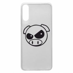 Чехол для Samsung A70 Злая свинка - PrintSalon