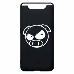 Чехол для Samsung A80 Злая свинка - PrintSalon