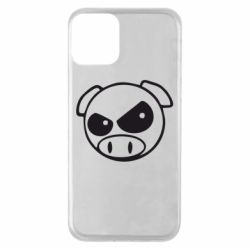 Чехол для iPhone 11 Злая свинка - PrintSalon