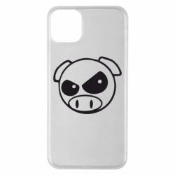 Чехол для iPhone 11 Pro Max Злая свинка - PrintSalon