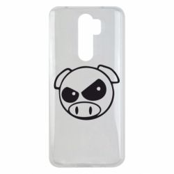 Чехол для Xiaomi Redmi Note 8 Pro Злая свинка - PrintSalon
