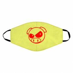 Маска многоразовая Злая свинка - PrintSalon