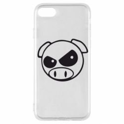 Чехол для iPhone SE 2020 Злая свинка - PrintSalon