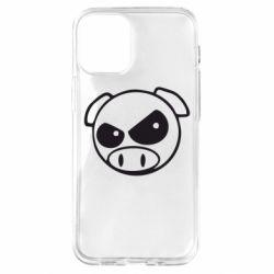 Чехол для iPhone 12 mini Злая свинка - PrintSalon