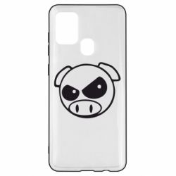 Чехол для Samsung A21s Злая свинка - PrintSalon