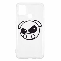 Чехол для Samsung M31 Злая свинка - PrintSalon