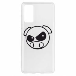 Чехол для Samsung S20 FE Злая свинка - PrintSalon