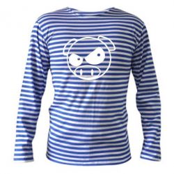 Тельняшка с длинным рукавом Злая свинка - PrintSalon