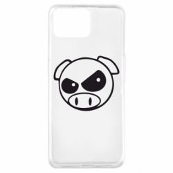 Чехол для Oppo A73 Злая свинка - PrintSalon