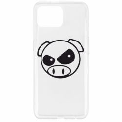 Чехол для Oppo Reno 4 Lite Злая свинка - PrintSalon