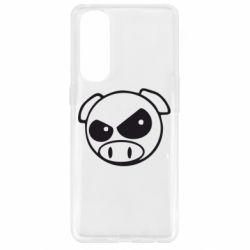Чехол для Oppo Reno 4 Pro Злая свинка - PrintSalon