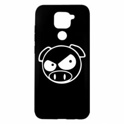 Чехол для Xiaomi Redmi Note 9/Redmi 10X Злая свинка - PrintSalon