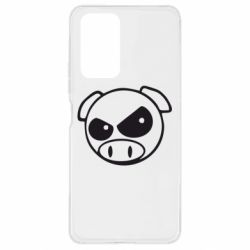 Чехол для Xiaomi Redmi Note 10 Pro Злая свинка - PrintSalon