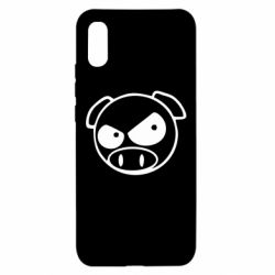 Чехол для Xiaomi Redmi 9a Злая свинка - PrintSalon