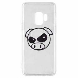 Чехол для Samsung S9 Злая свинка - PrintSalon