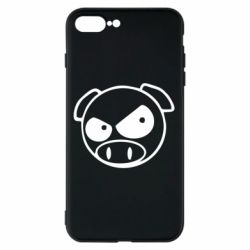Чехол для iPhone 8 Plus Злая свинка - PrintSalon