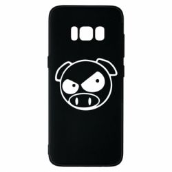 Чехол для Samsung S8 Злая свинка - PrintSalon