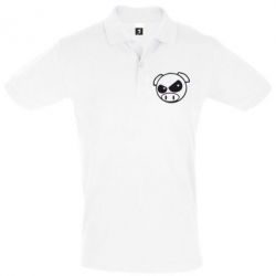 Мужское поло Злая свинка - PrintSalon