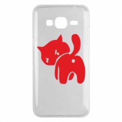 Чехол для Samsung J3 2016 злой котэ - PrintSalon