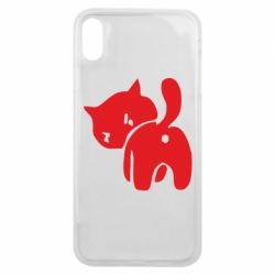 Чехол для iPhone Xs Max злой котэ