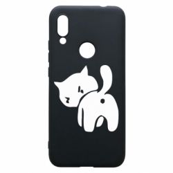 Чехол для Xiaomi Redmi 7 злой котэ - PrintSalon