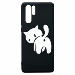 Чехол для Huawei P30 Pro злой котэ - PrintSalon