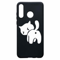Чехол для Huawei P30 Lite злой котэ - PrintSalon