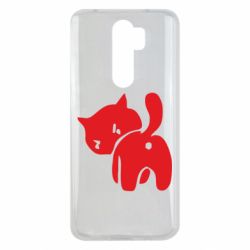 Чехол для Xiaomi Redmi Note 8 Pro злой котэ - PrintSalon