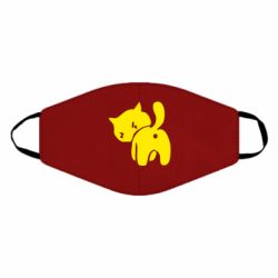 Маска многоразовая злой котэ - PrintSalon