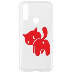 Чехол для Oppo A31 злой котэ - PrintSalon
