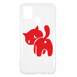 Чехол для Samsung M31 злой котэ - PrintSalon