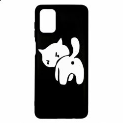 Чехол для Samsung M51 злой котэ - PrintSalon