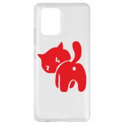 Чехол для Samsung S10 Lite злой котэ - PrintSalon