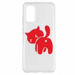 Чехол для Samsung S20 злой котэ - PrintSalon