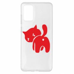 Чехол для Samsung S20+ злой котэ - PrintSalon