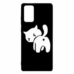 Чехол для Samsung Note 20 злой котэ - PrintSalon