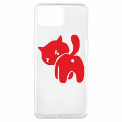 Чехол для Oppo A73 злой котэ - PrintSalon