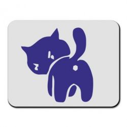 Коврик для мыши злой котэ - PrintSalon