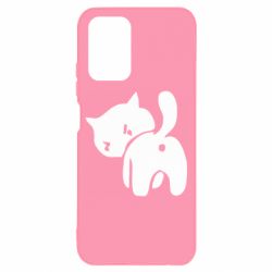 Чехол для Xiaomi Redmi Note 10 злой котэ - PrintSalon