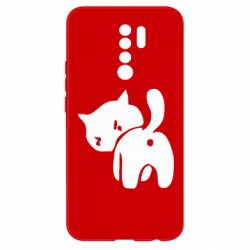 Чехол для Xiaomi Redmi 9 злой котэ - PrintSalon