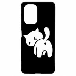 Чехол для Xiaomi Poco F3/K40 злой котэ - PrintSalon