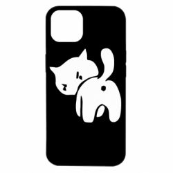 Чехол для iPhone 14 злой котэ - PrintSalon
