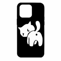 Чехол для iPhone 14 Pro Max злой котэ - PrintSalon