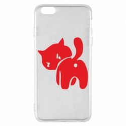 Чехол для iPhone 6 Plus/6S Plus злой котэ - PrintSalon