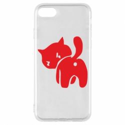 Чохол для iPhone 7 злий коте