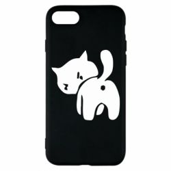 Чехол для iPhone 8 злой котэ - PrintSalon