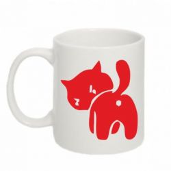 Чашка 320ml злой котэ