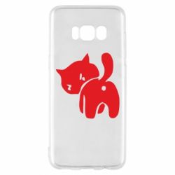 Чехол для Samsung S8 злой котэ - PrintSalon