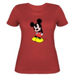 Жіноча футболка Злий Міккі Маус - PrintSalon