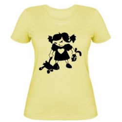 Женская футболка Злюка